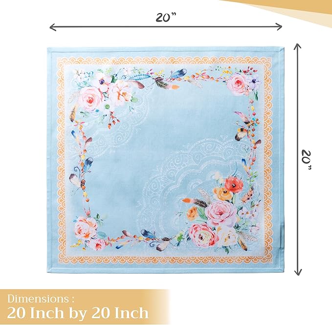 Maison d' Hermine Cloth Napkins Set of 4 100% Cotton Everyday Reusable Square - Image 4