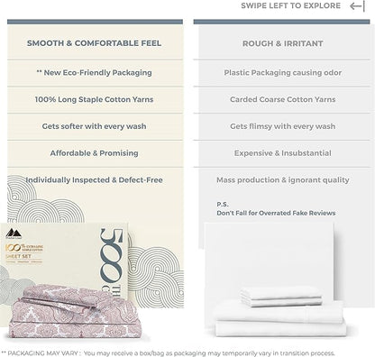 Mayfair Linen 100% Cotton Printed California King Cotton Sheets - Image 7