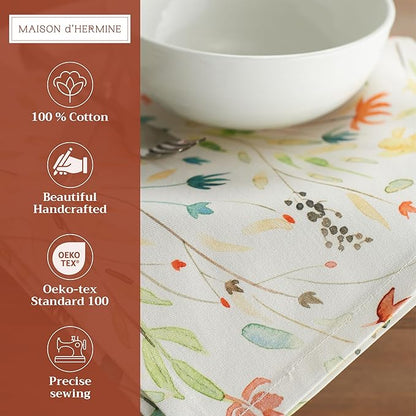 Maison d' Hermine Cloth Napkins Set of 4 100% Cotton Everyday Reusable Square - Image 2