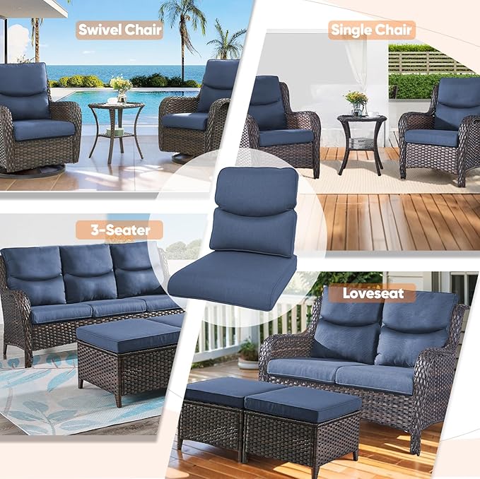 Rilyson Patio Cushions for Outdoor Furniture - Image 6