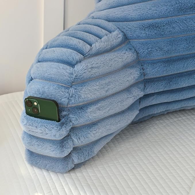 Yaoshuho Large Reading Pillow for Adults, Back Support Pillow for Sitting Up in - Image 6
