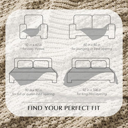 EVERGRACEHOME Chunky Chenille Knit Throw Blanket - Image 9