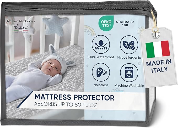 PAULATO BY GA.I.CO Crib Waterproof Mattress Protector – Absorbent Mattress Cover by PAULATObyGAI%D0%A1%D0%9E