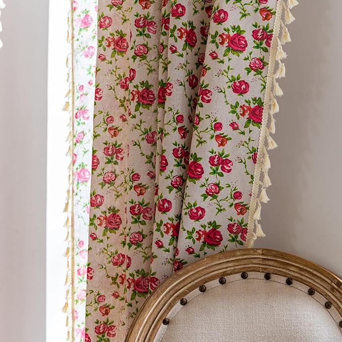 ENJOYBRIDAL Floral 63 Inch Curtains - Image 7