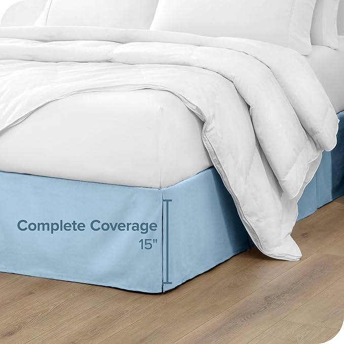 Bare Home Queen Bed Skirt - Image 4