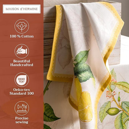 Maison d' Hermine Cloth Napkins Set of 4 100% Cotton Everyday Reusable Square - Image 2