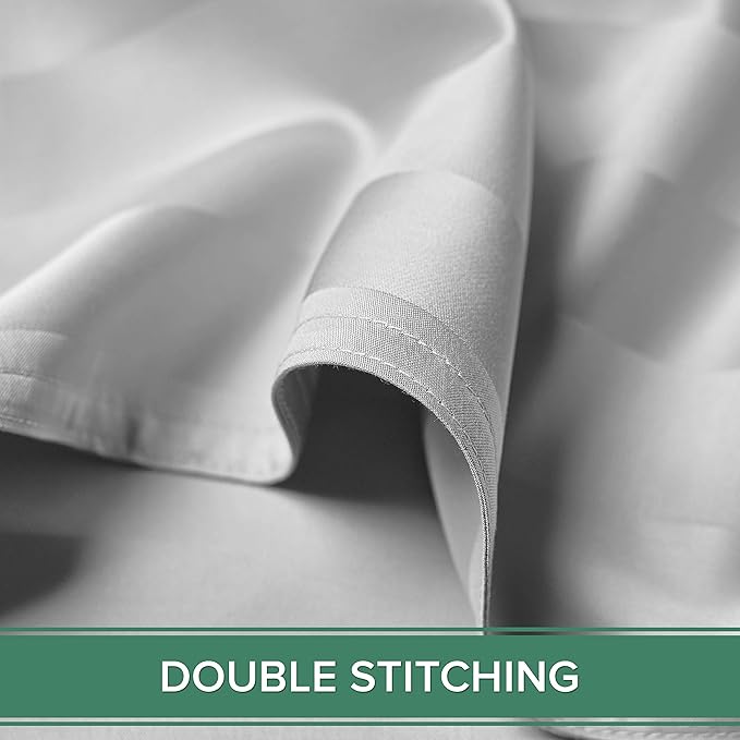 Pure Bamboo Full Sheets, Genuine 100% Organic Viscose Derived from Bamboo Bed - Image 6