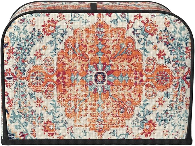Ethnic Boho 4 Slice Toaster Cover, Waterproof Toaster Dust Cover Bread Maker - Image 3