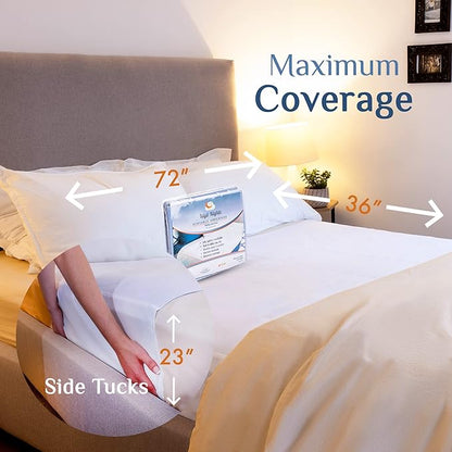 Washable Incontinence Bed Pad 36x72 – Soft, Absorbent & Waterproof Mattress - Image 7