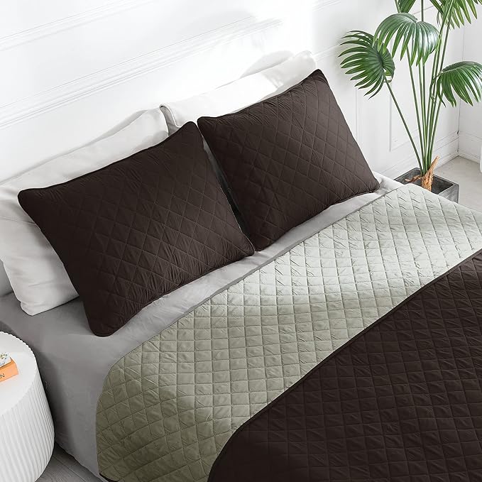Easy-Going Twin Size Reversible Quilt Set - Image 2