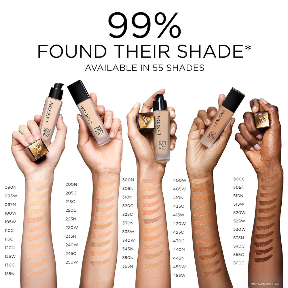 Lancôme Teint Idole Ultra Wear Natural Matte Foundation Makeup, 1 Fl Oz