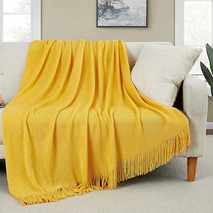 Homiest Decorative Knitted Throw Blanket by Homiest
