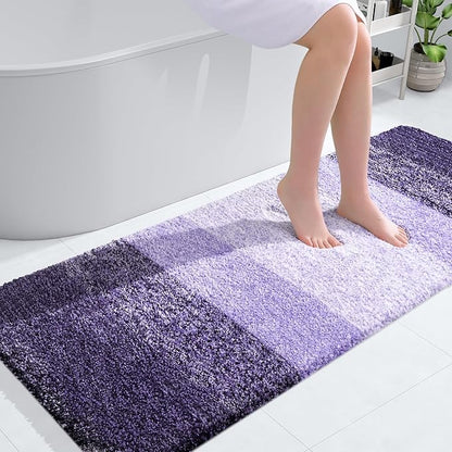 OLANLY Bathroom Runner Rugs 54x24, Extra Soft Absorbent Microfiber Bath Rugs by OLANLY