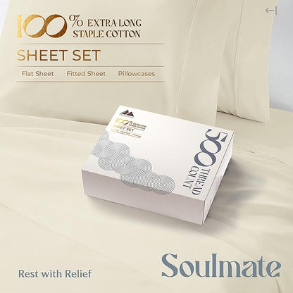 Mayfair Linen 500 Thread Count Full Cotton Sheets - Image 3