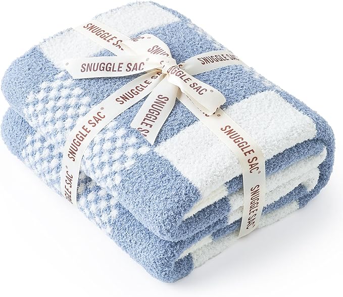Snuggle Sac Checkered Blanket, 50x60 inches - Image 2