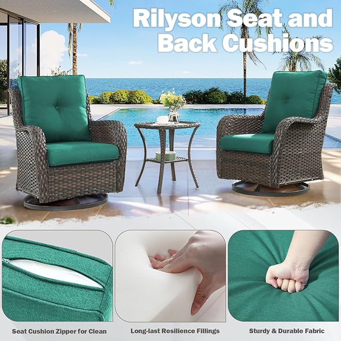 Rilyson Patio Cushions for Outdoor Furniture - Image 5