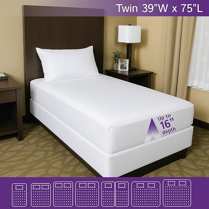 Twin Size Waterproof Mattress Protector - Image 3