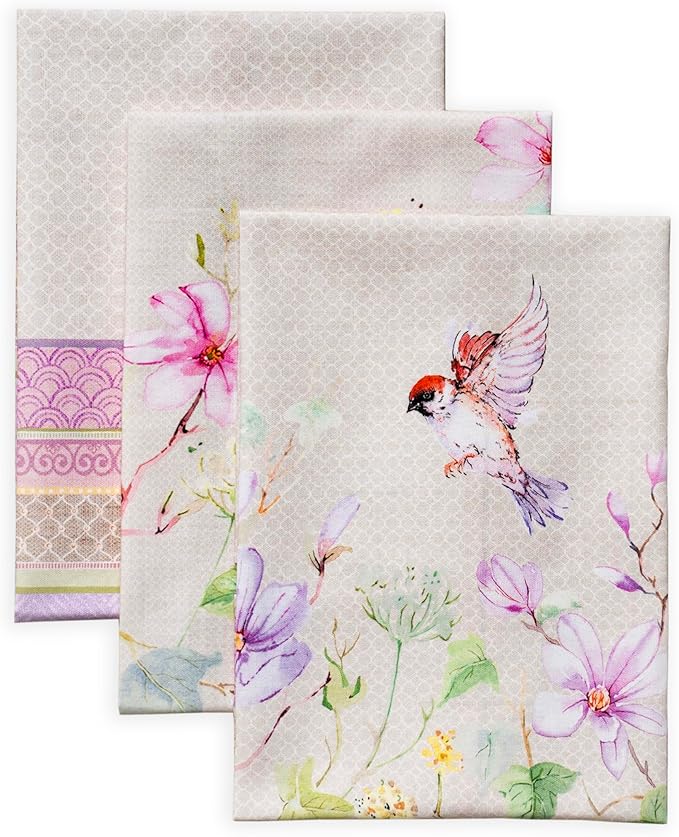 Maison d' Hermine Kitchen Towels Set of 2 100% Cotton 27.50" x 20" Reusable by MaisondHermine