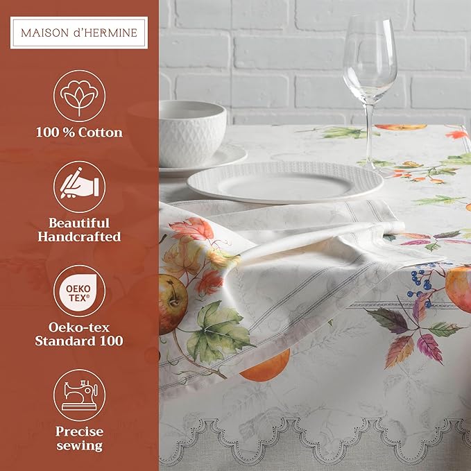 Maison d' Hermine Cloth Napkins Set of 4 100% Cotton - Image 2