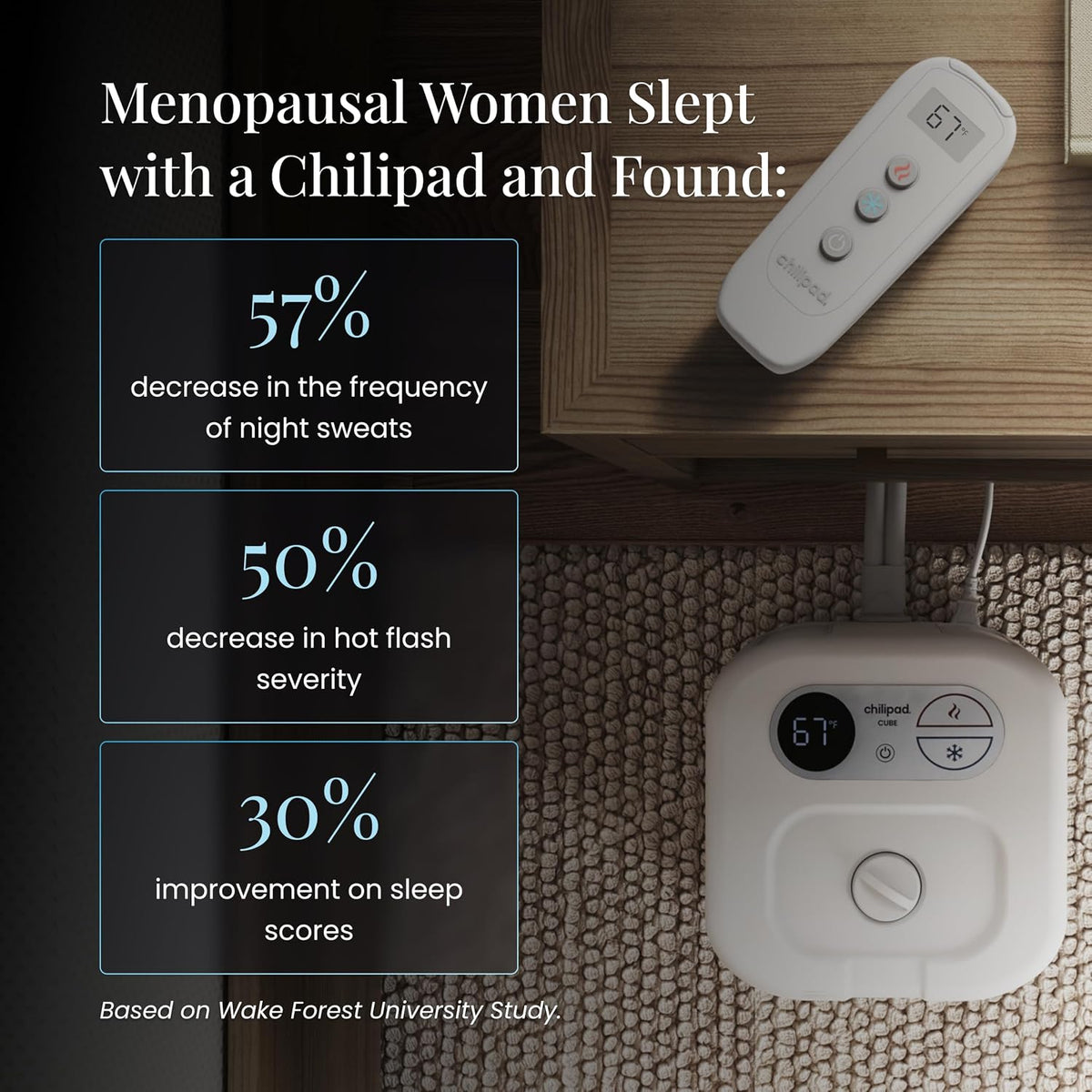 chilipad cube bed cooling system - cooling &, side view