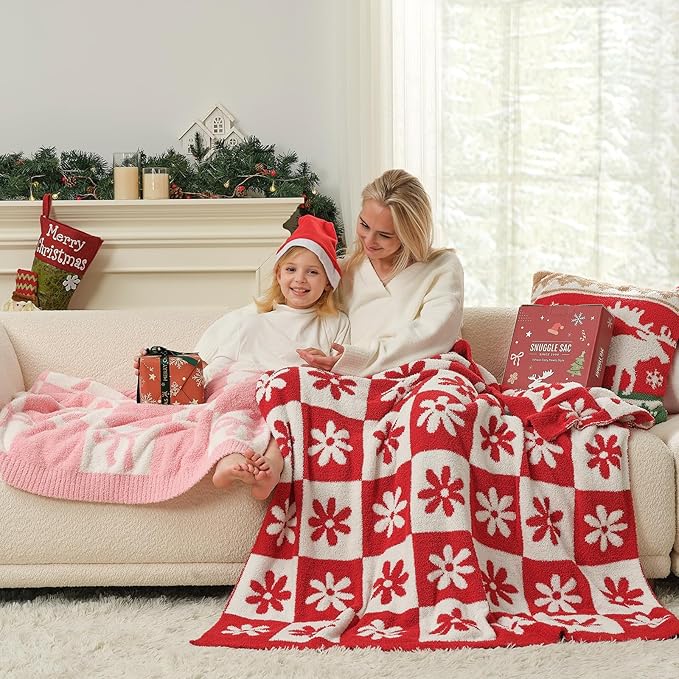 Snuggle Sac Checkered Blanket, 50x60 inches - Image 6