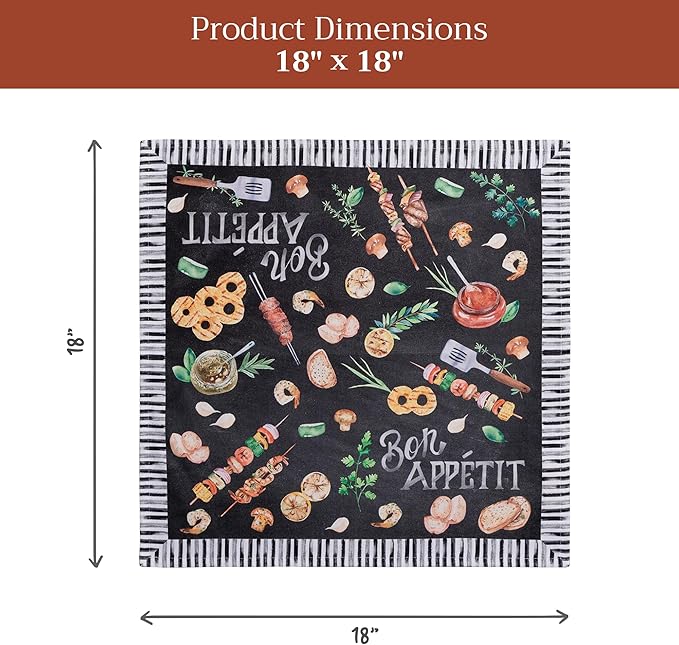 Maison d' Hermine Cloth Napkins Set of 4 100% Cotton Soft & Durable Everyday - Image 7