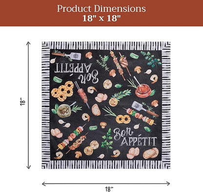 Maison d' Hermine Cloth Napkins Set of 4 100% Cotton Soft & Durable Everyday - Image 7