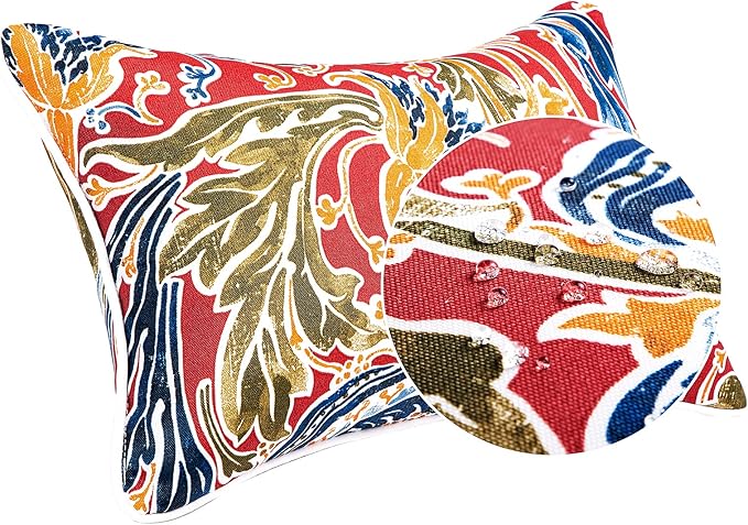 JMGBird Outdoor Lumbar Pillows Set of 2 - Image 4