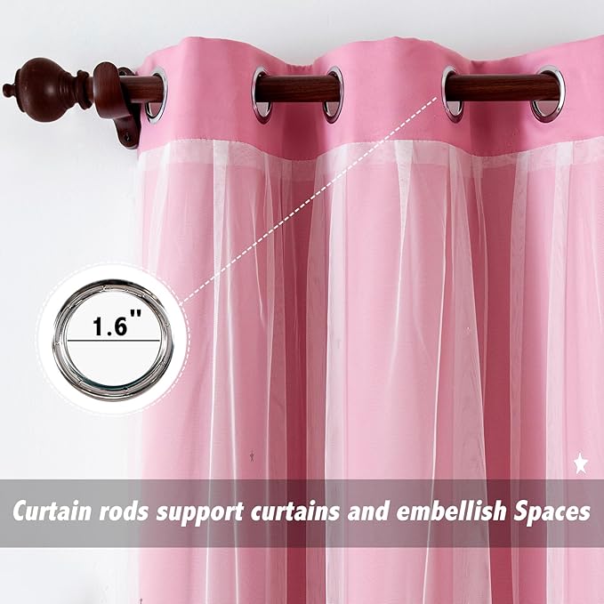 indistar Star Cutout Kids Window Blackout Curtains - Image 4