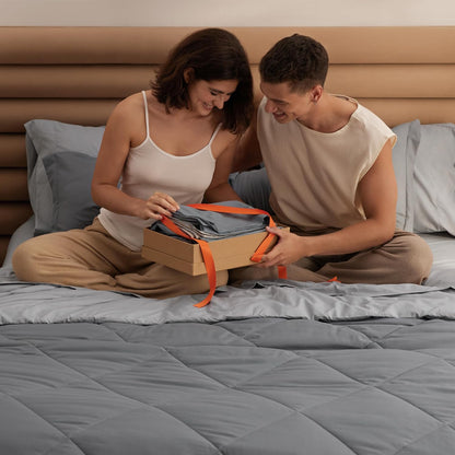 bedsure bed in a bag full reversible bed on a desk or shelf