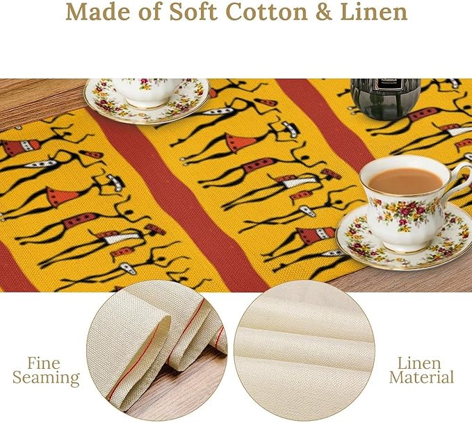 African Woman Table Runner, Ethnic American Juneteenth Heritage Festival - Image 6