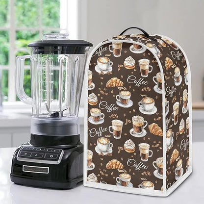 Coffee Bread Print Blender Dust Cover - Image 5