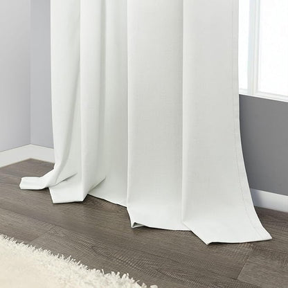 Pitalk Bedroom Blackout Curtains 63 Inches Long 2 Panel Thermal Curtain - Image 8