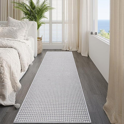 Boho 2x8 ft Runners for Hallways Extra Long Woven Washable Kitchen Runner Mat - Image 8