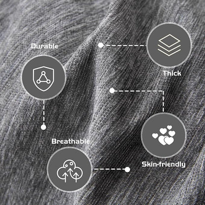 MEETSKY Grey Sofa Cover for Dogs Cats Tassel Edge Couch Cover Furniture - Image 3