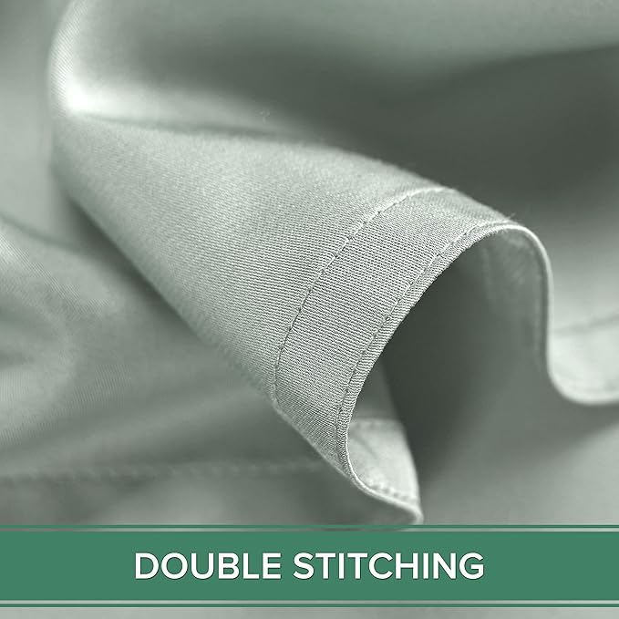 Pure Bamboo Full Sheets, Genuine 100% Organic Viscose Derived from Bamboo Bed - Image 8