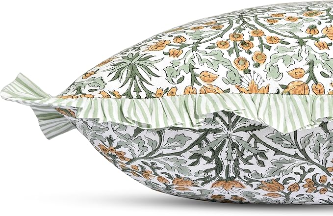 Ridhi Modern Farmhouse Pillow Covers Decorative Cotton Throw Pillow Covers Set - Image 4