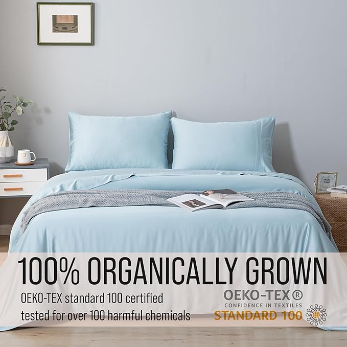 Bella Coterie Luxury Bamboo Viscose Queen Size Sheet Set | 100% Organically - Image 4