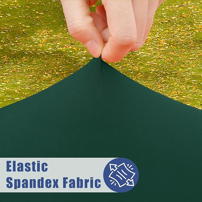 Round Spandex Tablecloth, Elastic Fitted Waterproof Tablecloths - Image 2