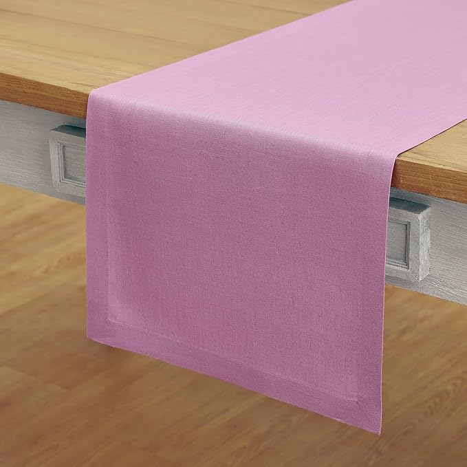Solino Home Linen Violet Table Runner 60 Inches - Image 2