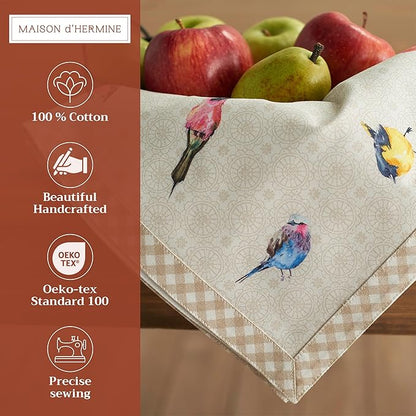 Maison d' Hermine Cloth Napkins Set of 4 100% Cotton Everyday Reusable Square - Image 2