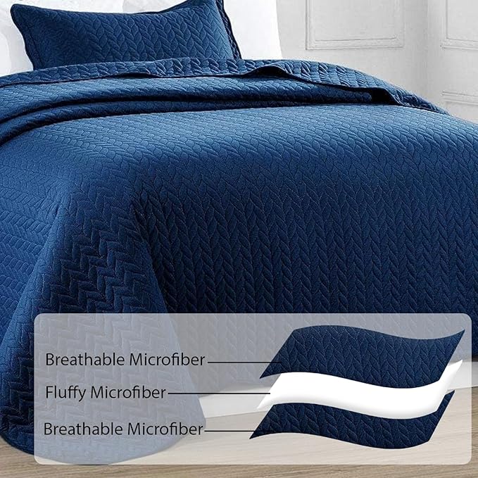 IR Imperial Rooms 8 Pack California King Quilt Bedding Set - Image 7