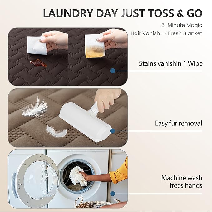 gogobunny 100% Double Sided Waterproof Dog Blanket Soft Pet Bed Cover - Image 3