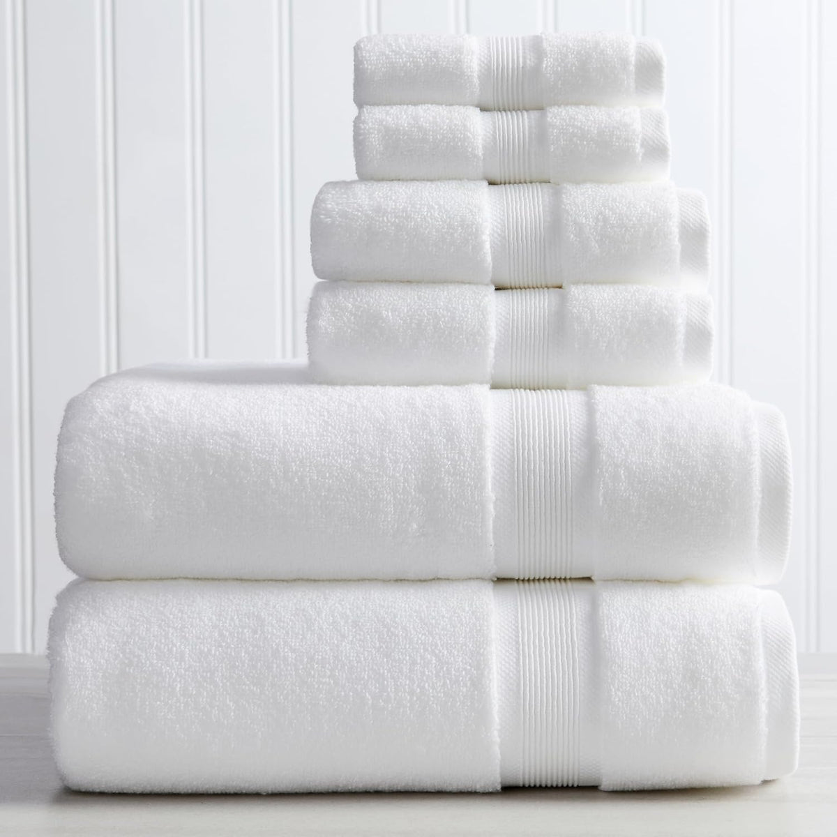 springtree home luxury bamboo rayon bath towel set, view 9