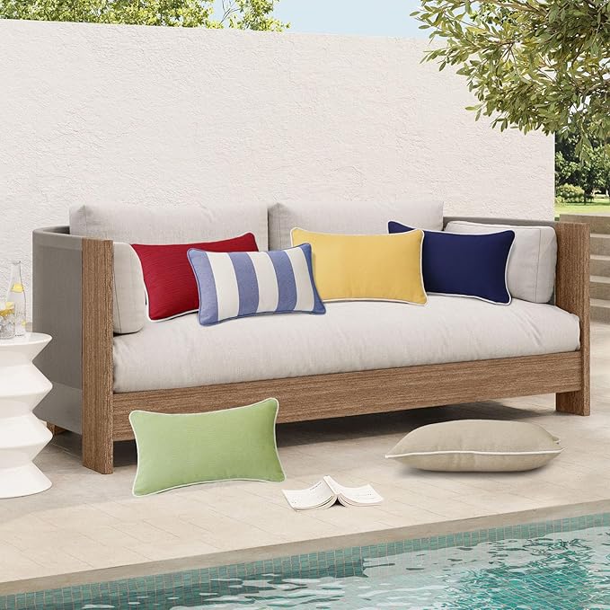 Decorative Outdoor Water Repellent Throw Pillows - Image 5