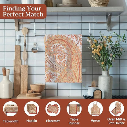 Maison d' Hermine Kitchen Towels Set of 2 100% Cotton 27.50" x 20" Reusable - Image 4