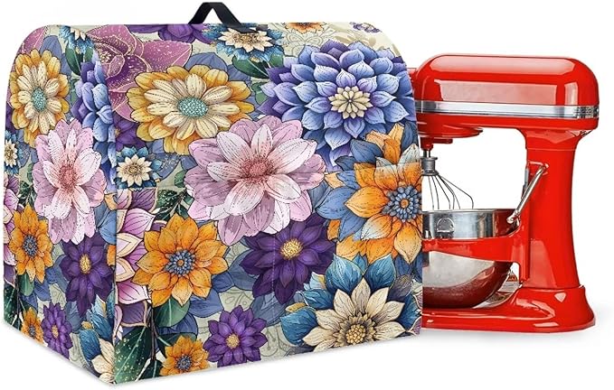Boho Flower Mixer Covers Dust Covers by Unknown