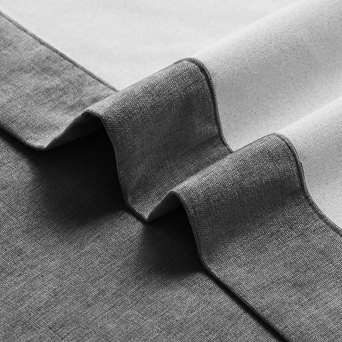 Macochico 100% Blackout Curtains Insulted Window Panels - Image 5