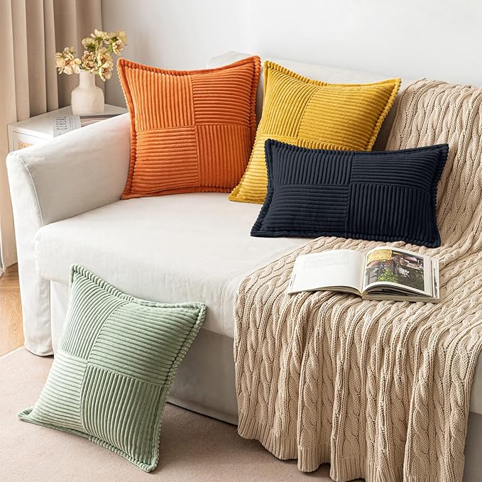 MIULEE Decorative Lumbar Throw Pillow Covers - Image 4