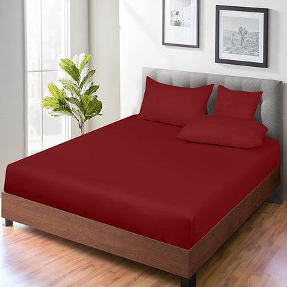 ROYALE LINENS 300 Thread Count 100% Long Staple Combed Cotton Fitted Sheet - Image 6